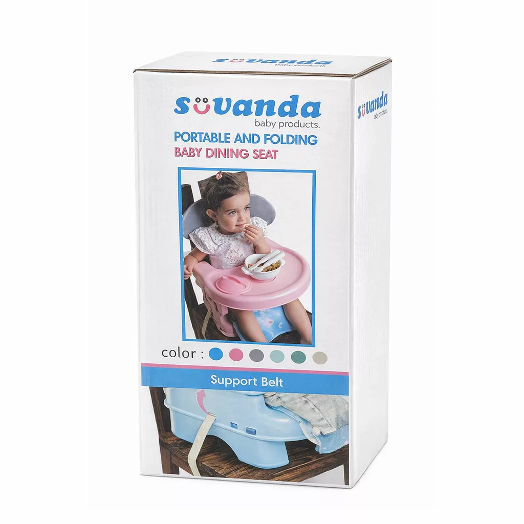 صندلی غذای پرتابل سوواندا سورنا تشک طرح خرس تدی گوشدار Suvanda Shebli nini