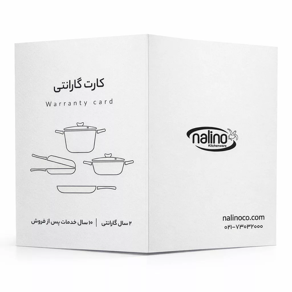 سرویس قابلمه گرانیتی نچسب نالینو مدل Elisa الیسا ۵ پارچه سایز 12 | کد 4535455