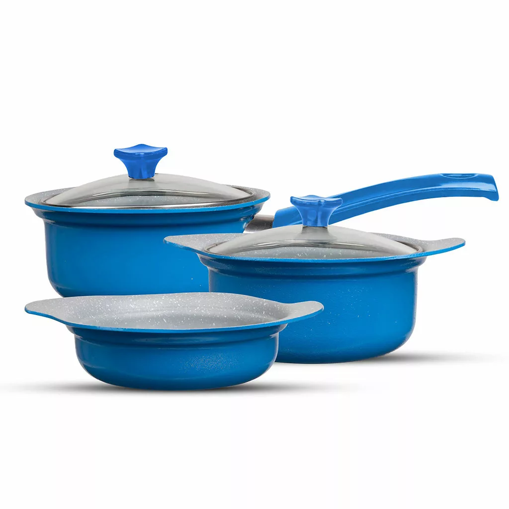 سرویس قابلمه گرانیتی نچسب نالینو مدل Elisa الیسا ۵ پارچه سایز 12 | کد 4535455