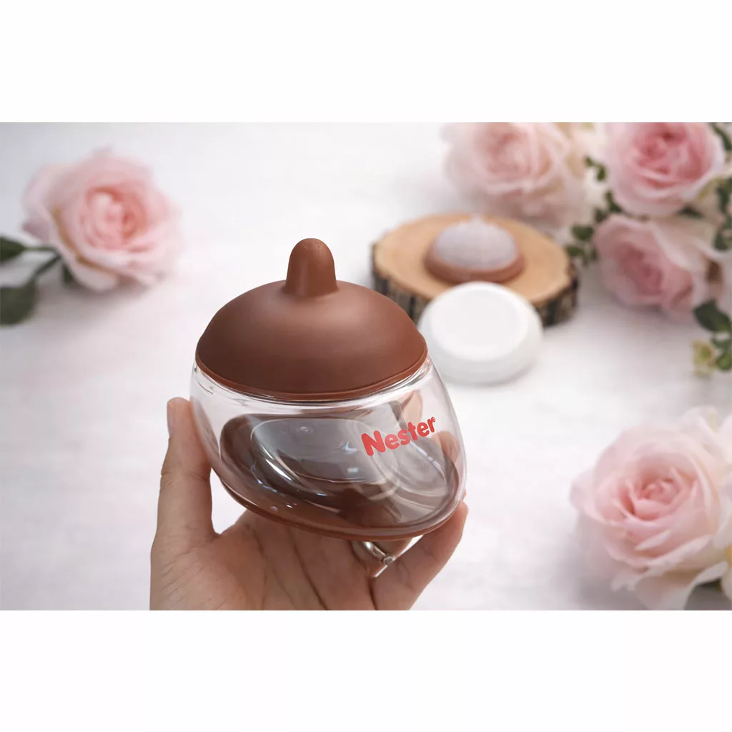 شیشه شیر نستر 220 میلیلیتر شبیهساز سینه مادر | آناتومی بدن Nester