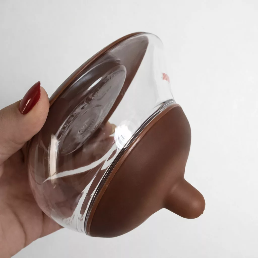 شیشه شیر نستر 220 میلیلیتر شبیهساز سینه مادر | آناتومی بدن Nester